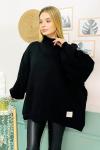 150033 Oversize Sardonlu Sweatshirt